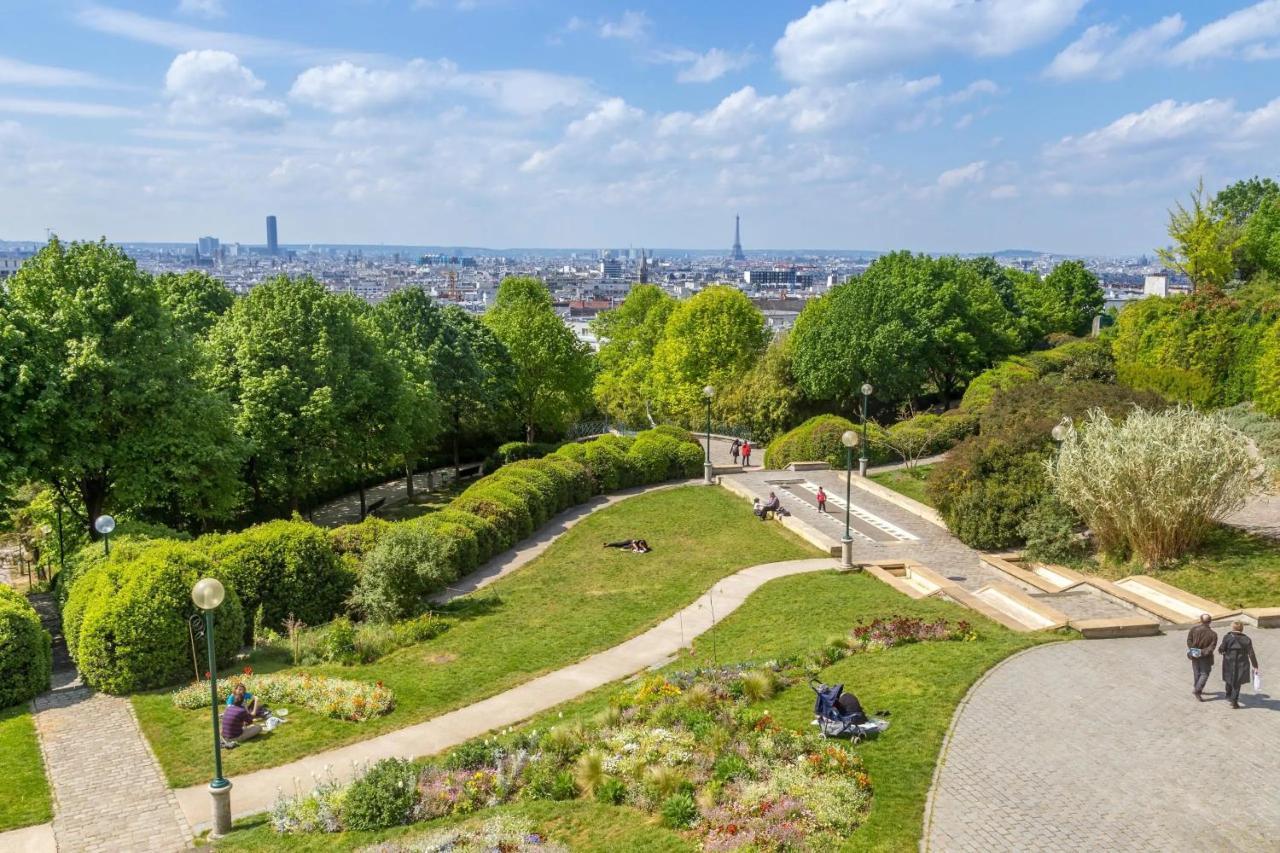 Large And Bright 2 Bdrs Flat With View - Paris 20 Apartment Exterior photo